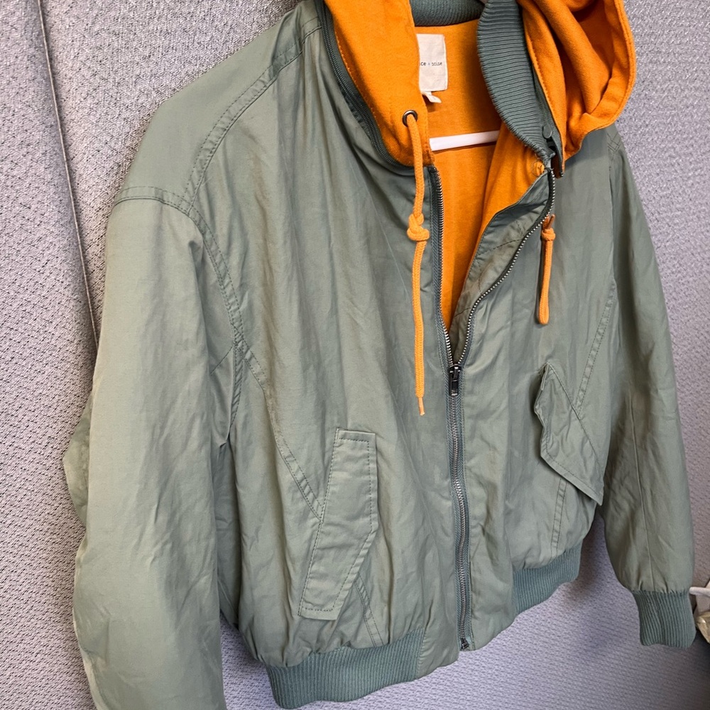 Anthropologie Green and Orange Jacket - Picture 8 of 15